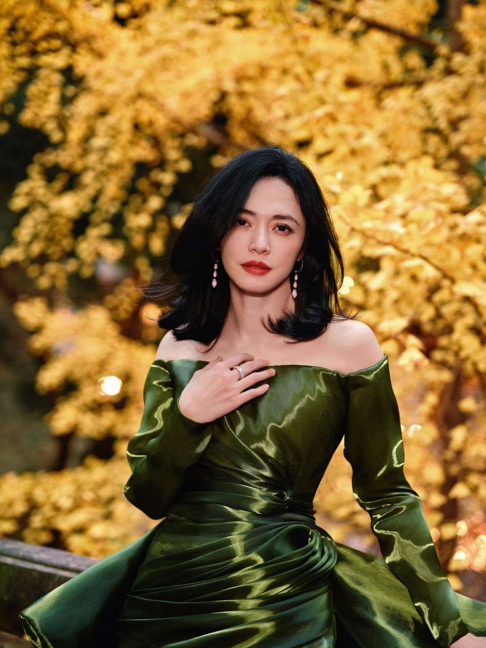 姚晨绿意蔓延静谧而灵动 走入流动的光影故事